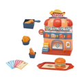 thumbnail image 1 of kusrkot Simulation Hamburger Machine Frites Pilons Burgers Préscolaires Peu, 1 of 8