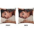 thumbnail image 5 of Ian Somerhalder Pillowcase Soft Comfortable Pillow Covers with Zipper Pillow Protectors 18x18 inch, 5 of 5
