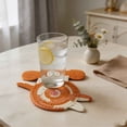 thumbnail image 4 of Posavasos de ganchillo con forma de perro, tela suave y absorbente, protege las superficies de derrames, ideal para tazas, vasos, cocina, sala de estar u oficina., 4 of 6