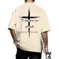 thumbnail image 7 of adaychics Christian Tee Shirts for Men Crew Neck Short Sleeve Tees Summer Casual Holiday Tops for Party Daily, 7 of 7