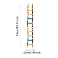 thumbnail image 3 of BotaniNest Bird Ladder For Lovebirds Parrots With Wooden Beads And Climbing Activity Play Gym, 3 of 4
