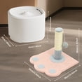 thumbnail image 5 of Cat Water Fountain + Scratching Tower, Automatic Super Silent Pet Drinking Dispenser Dog Water Bowl Dispenser for Indoor, 3L, 5 of 5