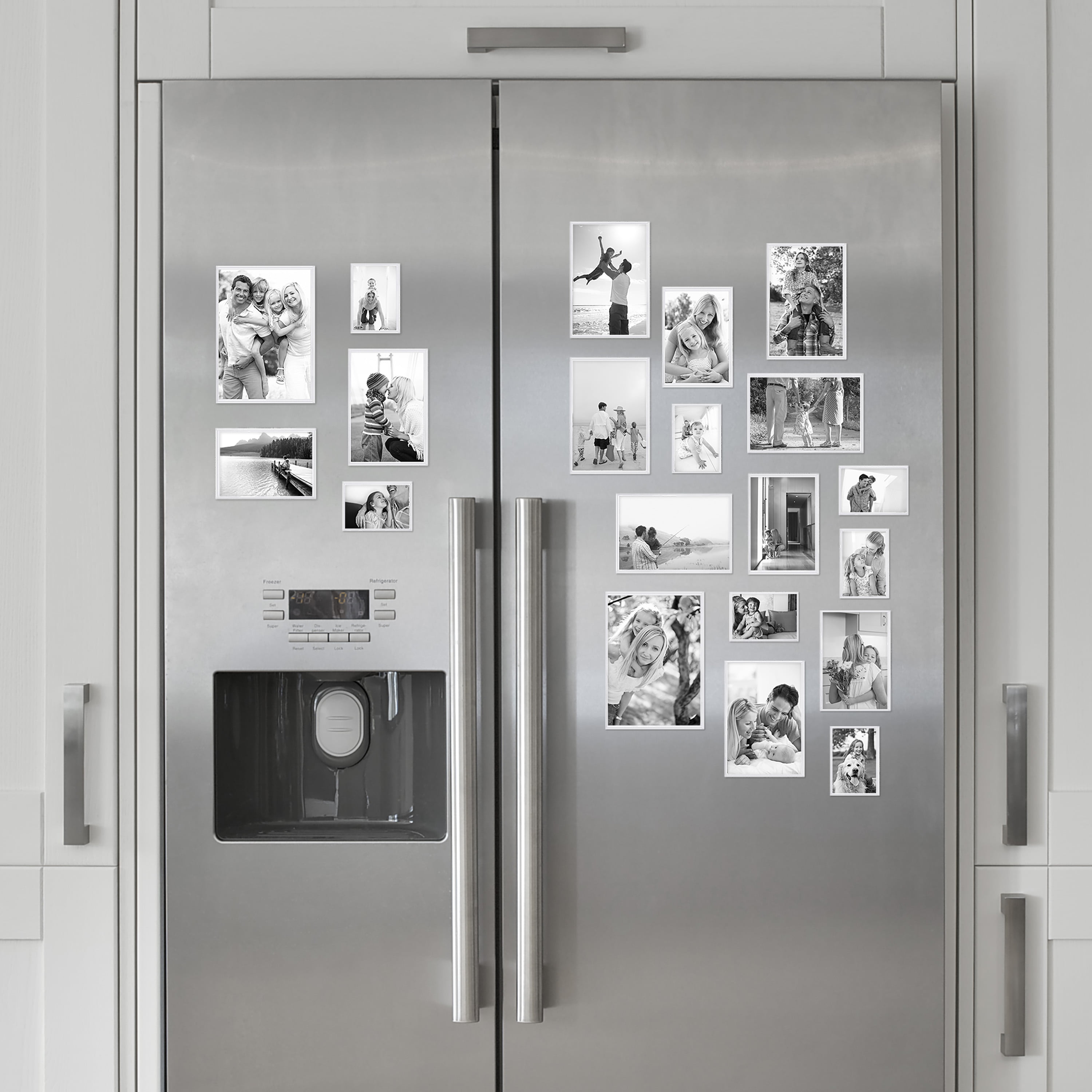 4 Magnetic Picture Frames For Refrigerator Or Locker 13407