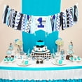 thumbnail image 6 of One Cool Dude Birthday Decoration High Chair Banner for Boys Black and Blue Baby Boy 1st Birthday High Chair Garland One Cool Dude Party Decoration Supplies, 6 of 7