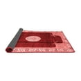 thumbnail image 2 of Ahgly Company Indoor Square Abstract Red Modern Area Rugs, 6' Square, 2 of 4