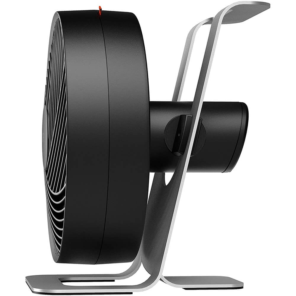 Sharper Image GO 9 Rechargeable Fan with Stand, 12.5 Inch, Black