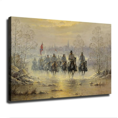 Confederate Army Cavalry Civil War - Great Lakes Freighter - 500 Pieces Jigsaw Puzzle-Family Entertainment Leisure Fun Interactive,Develop Patience,Relaxing Holiday Puzzles for Women