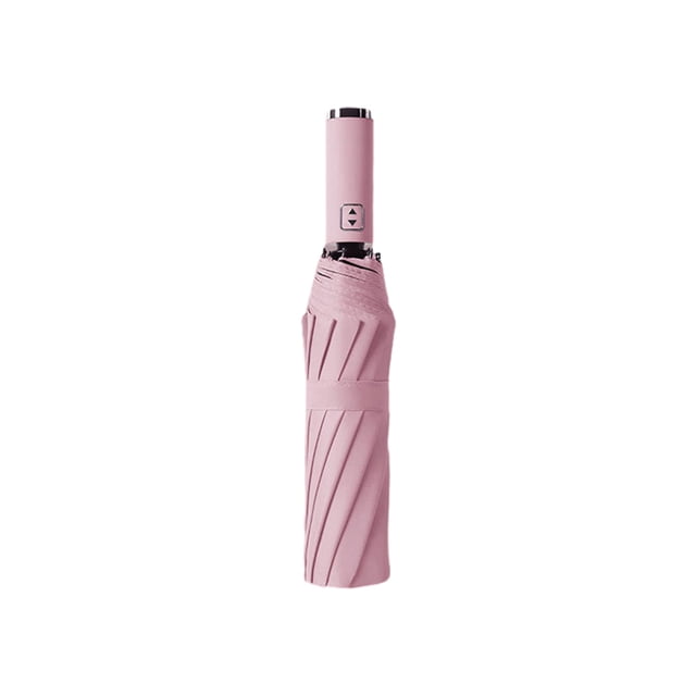 Paraguas plegable inverso Advancent automático con linterna LED 10 varillas impermeable rosa