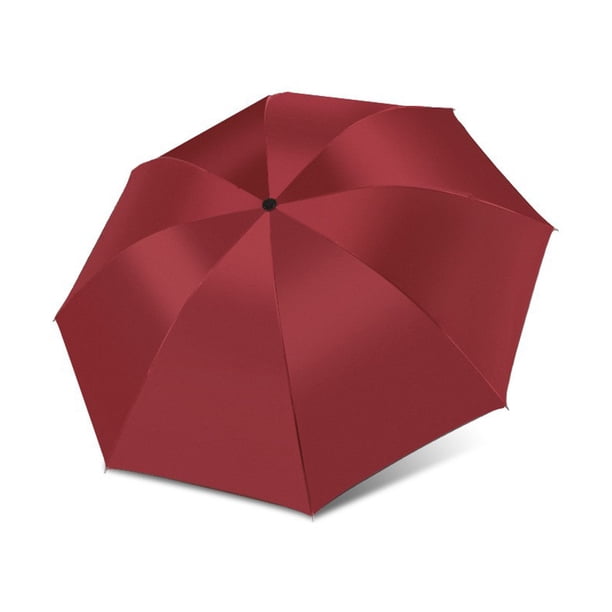 Paraguas automático para hombres y mujeres, paraguas plegable de doble uso para la lluvia y el sol
