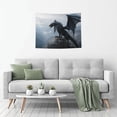 thumbnail image 5 of Uemuo Valley Gray Dragon Printed 29x37 Inch Tapestry Wall Hanging – Lightweight & Durable – Perfect for Dorm Decor, Beach Throw, Sofa Cover, Tablecloth, 5 of 8