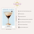 thumbnail image 3 of Eastern Print Espresso Martini Cocktail Poster Art, Bar Cart Liquor Poster, Bar Art, Drinks Art Home Decor For Bar, Pub, Kitchen, Club, Cocktail Prints, Bar Posters (UNFRAMED) 8x12, 11x14, 3 of 4