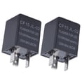 thumbnail image 1 of Khall Turn Signal Flasher Relay,Flasher Relay,2 Pcs Turn Signal Relay Small Portable Long Service Life Safe Reliable Universal Flasher Relay for Remote Control, 1 of 8