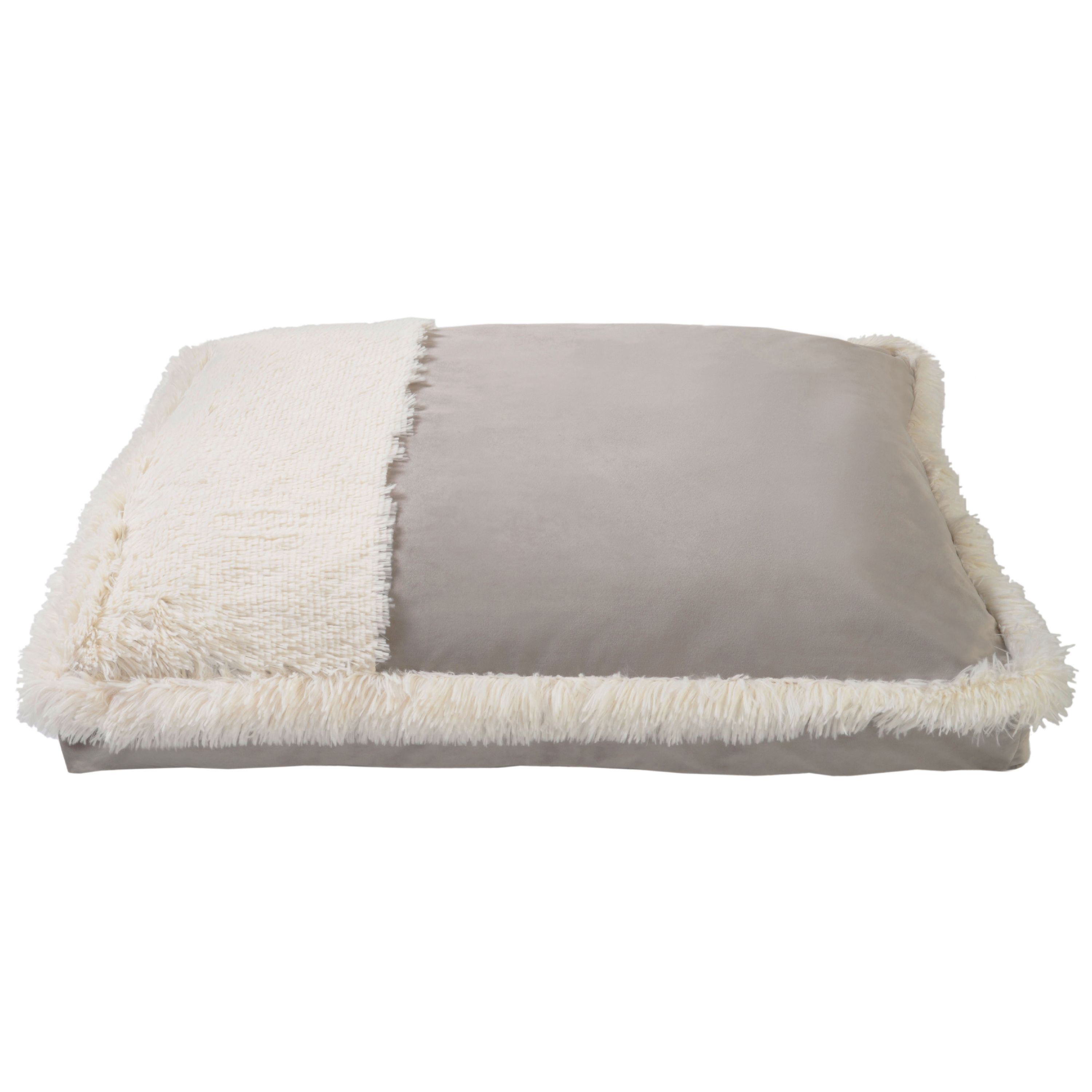 Precious Tails Plush Velvet Fur Pillow Pet Bed
