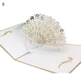 thumbnail image 1 of 3d Pop Up Greeting Card Hollow Peacock Design Birthday Anniversary Easter Card, 1 of 5