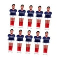 thumbnail image 4 of LOVIVER Ensemble de 10 Pcs de Baby-Foot pour Hommes, Table de Soccer Mini Poupée, Table de Soccer pour Hommes, Bleu Foncé Blanc Rouge, 4 of 8