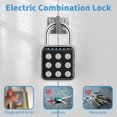Combination Lock Key Board 6-Digit Keypad Combination Locker Lock, Digital Push-Button Padlock ...