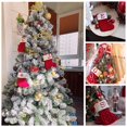 thumbnail image 4 of PENGXIANG Christmas Sock Christmas Alphabet Socks Woolen Knitting Red Snowflake Alphabet Letters Christmas Knitting Stocking Christmas Tree Pendant Decorations For Home  Gift, 4 of 9