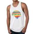 thumbnail image 2 of Tank Tops for Men Casual Graphic Scoop Neck Sleeveless Shirt Summer Lightweight Mens Tanks, 2 of 3