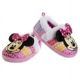 thumbnail image 3 of Disney Minnie Mouse "Colors of Love" Toddler Girls' Dual Sizes Nylex Fabric Slippers - Pink, 7-8, 3 of 8