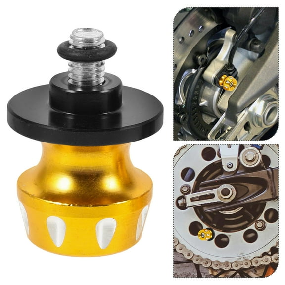 FOMIYES MLINS 1 Pair Motorcycle Swing Arms Sliders Replacement Spools Stand Screws 8mm Motorcycle Supplies