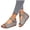 Gray, variant on hoksml Women's Open Toe Wedge Sandals Adjustable Buckle Slingback PU Leather Shoes for Summer Casual Wear