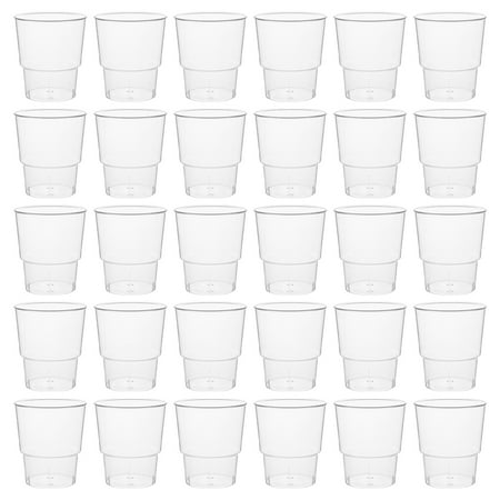 

9 Oz Plastic Cups 100Pcs Disposable Beverage Cups Plastic Cold Drink Cups Clear Plastic Cups Party Drinking Cups