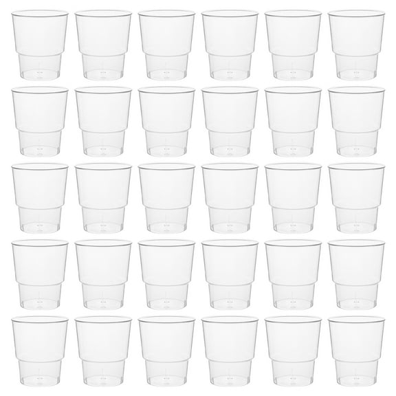 OUNONA 100Pcs Disposable Beverage Cups Plastic Cold Drink Cups Clear Plastic Cups Party Drinking Cups