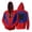Red, variant on Unisex Spider Superhero Graphic Zip Up Hoodie Casual Loose Fit Long Sleeve Cosplay Jacket Sweatshirt with Pockets for Adults Halloween Costumes