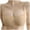 Khaki, variant on Bigersell Wireless Bra Discouts Comfortable Without Underwire Bra Demi Cup Bra Style F-1007 Black S