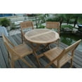 thumbnail image 3 of Windsor 5-Pieces Folding Round Bistro Set, 3 of 6