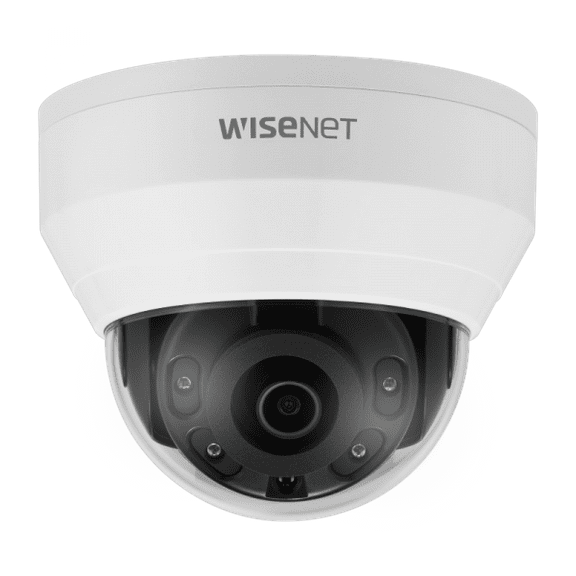 Wisenet QND-8010R 5MP IR Dome CCTV Camera Fixed 2.8mm Lens 20m Night Vision WDR Motion Detection H265 PoE Indoor CCTV Surveillance System