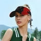 thumbnail image 5 of Balery Black Dog Red Background Gorra deportiva con visera ajustable para mujer y hombre (talla única), 5 of 7