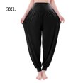 thumbnail image 1 of Sonducket Pantalones de yoga Jogging Pantalones de mujer Pantalones deportivos sueltos casuales Prendas para la parte inferior del cuerpo negro XXXL, 1 of 2