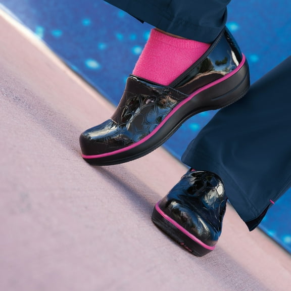 Smitten Lightweight Leather Nursing Clog for Women