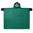 thumbnail image 3 of Your Zone Kids Green Dinosaur Glow in the Dark Hooded Throw, 40" x 50", 3 of 5