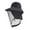 Dark Grey, variant on lanema Durable Polyester Mosquitoes Net Fishing Hat Lightweight Foldable Design for Men Outdoor Activities