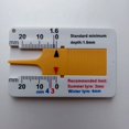 thumbnail image 4 of 2 Piece Orange Tire Depth Gauge Set, 0-20mm Tire Tread Measuring Tool, Tire Wear Gauges Plastic Tire Ruler for Tire Wear Test on Cars, Trucks, motorcycles and trucks., 4 of 4