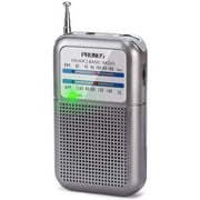 Pocket Radios Portable AM FM Small Walkman Radio with Best Reception, 2 AAA Battery Operated Transistor Radio with Headphone Jack & Speaker for Walk/Jogging/Gym/Camping