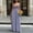 Blue, variant on Women's Backless Maxi Dress, Deep V-Neck Stripe Print, Flowy Long Dress for Summer Beach or Vacation, 2026 New Limited-time Offer
