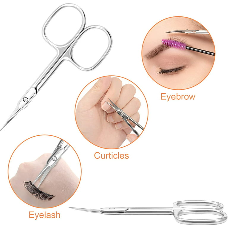  CGBE Cuticle Scissors Extra Fine Curved Blade, Super Slim  Manicure Scissors for Cuticles Professional Small Scissors with Precise  Pointed Tip Grooming Blades, Eyebrow, Eyelash, and Dry Skin : Beauty &  Personal
