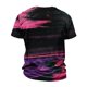 thumbnail image 5 of European And American Round Neck Casual Colorful Style Printed Short Sleeved T-shirt Top XL, 5 of 5
