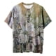 thumbnail image 4 of Blusa informal de manga corta con estampado de flores y mangas cortas para mujer Fridja  gope3211, 4 of 5