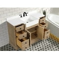 thumbnail image 5 of Kelly 48" Bathroom Vanity Weathered Fir - White Engineered Stone Countertop, 5 of 11