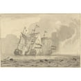 thumbnail image 3 of Ludolf Bakhuysen 18x13 Black Modern Framed Museum Art Print Titled - A Battle at Sea (1692), 3 of 5