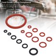 thumbnail image 3 of Coffee Machine Silicone O Loop Seal Kit, Coffee Machine Large and Small Seal Gaskets Replacement Part for Coffee Machine, Coffee Maker O Rings Seals Maintenance Set Black and Red, 3 of 7