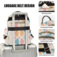 thumbnail image 3 of FORMRS Mini Backpack Purse for Women Travel Daypack Casual Shoulder Bag, Pink Abstract Pattern, 3 of 7