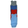 thumbnail image 2 of ToBeInStyle Boy's Pack of 4 Ultra-Soft Cotton Baby Tank Top Bodysuits - Cool - 1 Year Old, 2 of 6