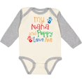 thumbnail image 3 of Inktastic Nana and Poppy Love Me Boys or Girls Long Sleeve Baby Bodysuit, 3 of 5