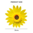 thumbnail image 2 of BESTSKY Flowers,Vibrant Design Wind Spinners Outdoor,Easy Installation and Movement Colorful Wind Spinner for Garden,Yellow, 2 of 5