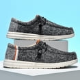 thumbnail image 6 of Big Size Men's Casual Low Top Canvas Shoes Male Loafers Sneakers Slip On Breathable Flats Boat Shoes Driving Shoes Moccasins Casual Walking Shoes, 6 of 17